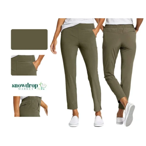 NWT Eddie Bauer Departure Ankle Pants Green Women's Plus Size 3X H14761 - Picture 13 of 13